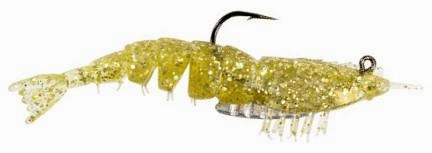 Z-Man EZ ShrimpZ 3 1/2 inch Rigged w/ Mustad Weighted Hook 2 pack
