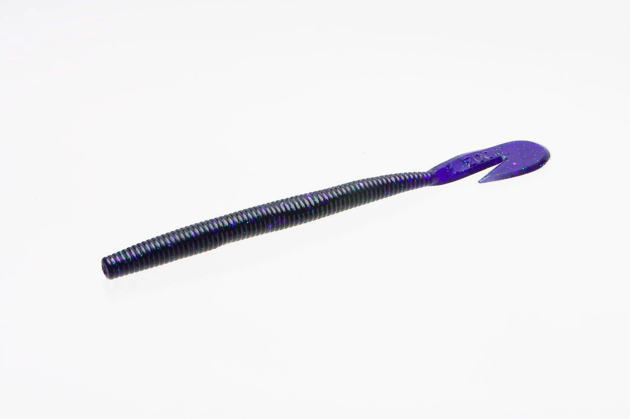 Zoom Ultra-Vibe Speed Worm 6 inch Soft Plastic Cut Tail Worm 15 pack