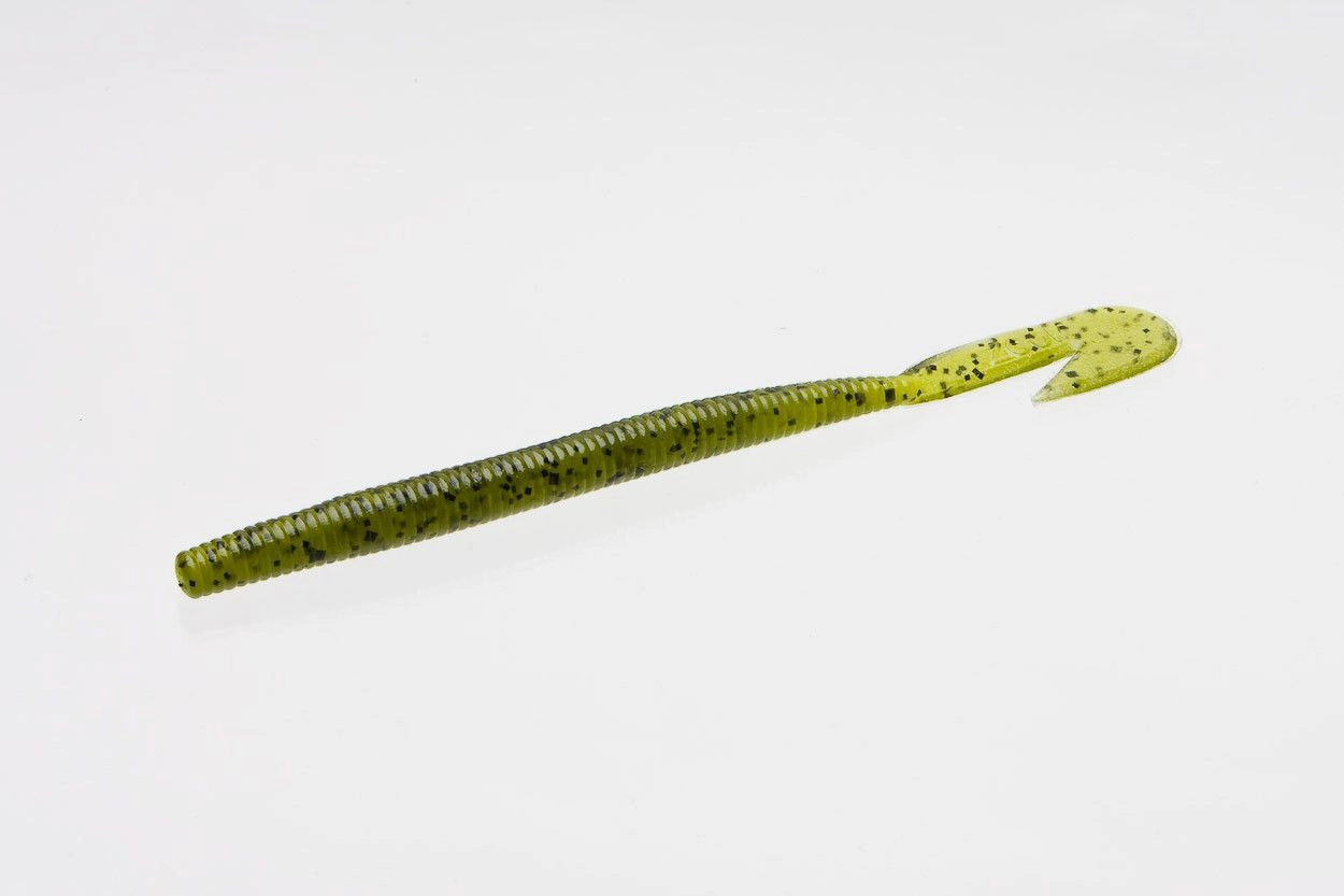 Zoom Ultra-Vibe Speed Worm 6 inch Soft Plastic Cut Tail Worm 15 pack