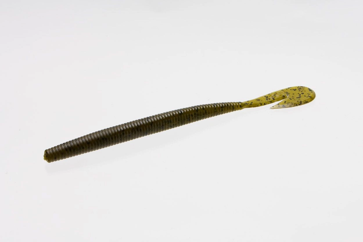 Zoom Ultra-Vibe Speed Worm 6 inch Soft Plastic Cut Tail Worm 15 pack