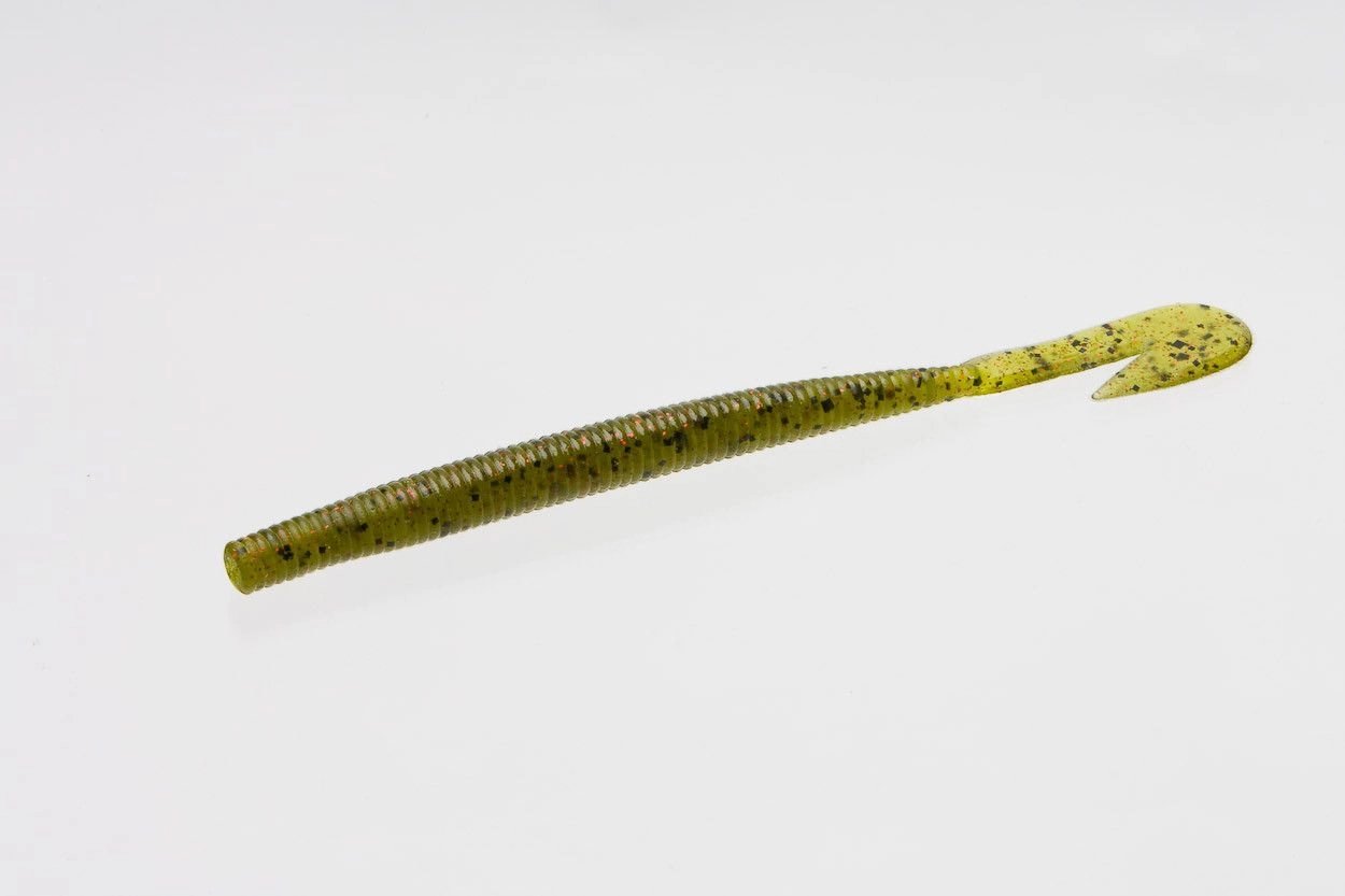 Zoom Ultra-Vibe Speed Worm 6 inch Soft Plastic Cut Tail Worm 15 pack